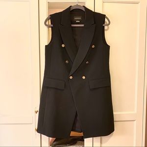 Club Monaco long black vest